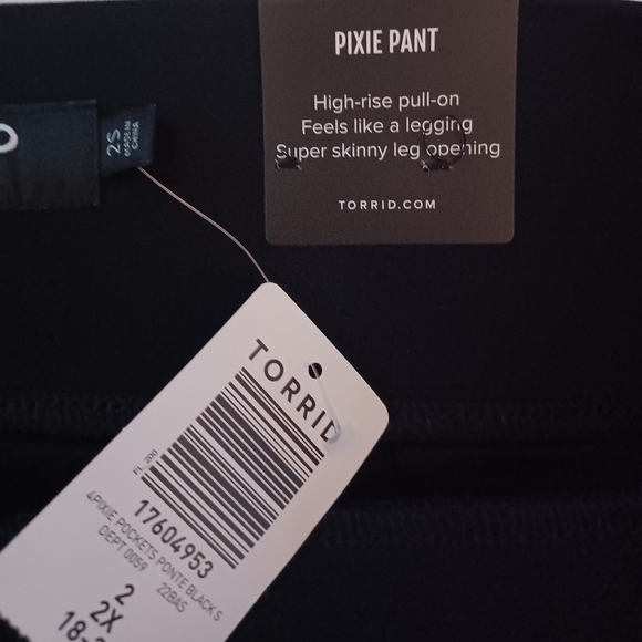 NWT Torrid Pixie Pant sz 2short - Picture 8 of 10
